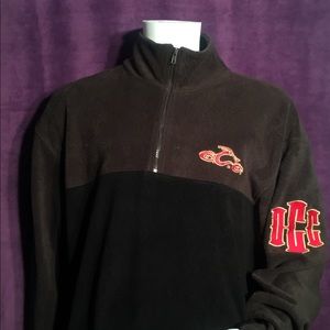 Famous Orange County Choppers Motorcycle fleece.